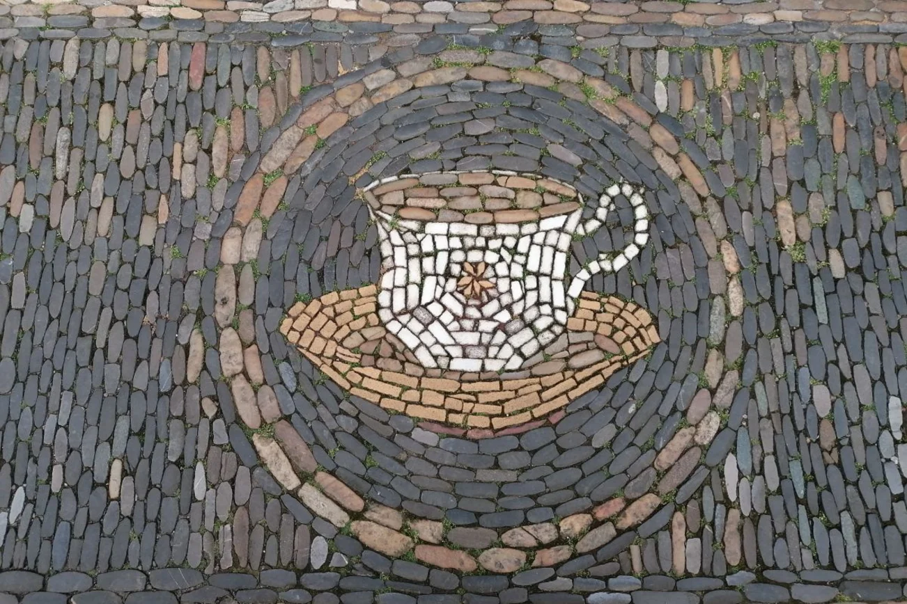 Steinmosaik Kaffeetasse