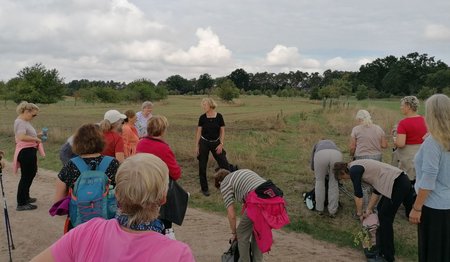 Wanderer machen Rast