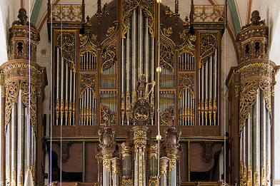 Die große Orgel in St. Jakobi - Copyright: Manfred Maronde