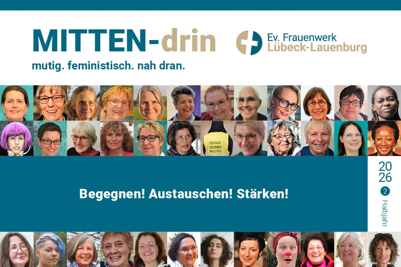 Frauenbilder und Text Mittendrin