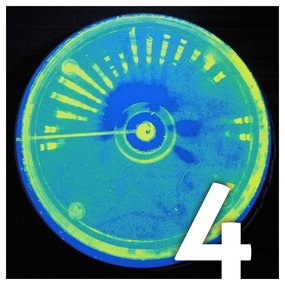  ein Messsystem grafisch wie ein Zeiger einer Uhr gelb auf hellblauen Untergrund abgebildet
