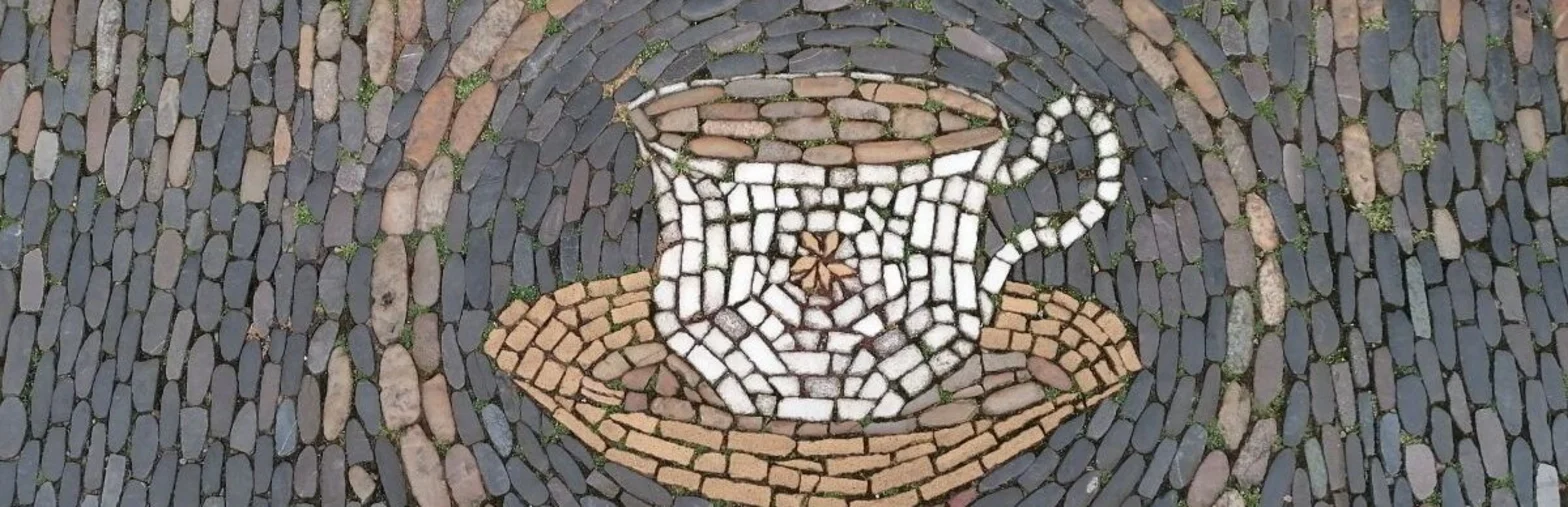 Steinmosaik Kaffeetasse