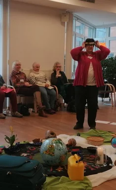 Frauen bei einem Vortrag