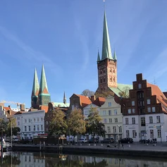 St. Petri Lübeck - Ansicht Obertrave