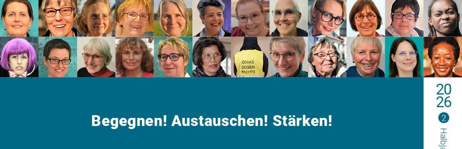 Frauenbilder und Text Mittendrin