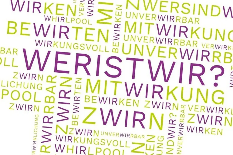 Schriftzüge wer ist wir